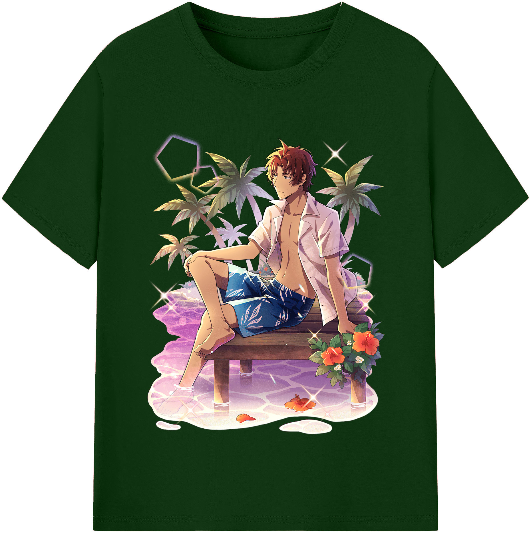 （画像用） 文豪ストレイドッグス Bungo Stray Dogs 綿100％半袖Tシャツ（フロントプリント）